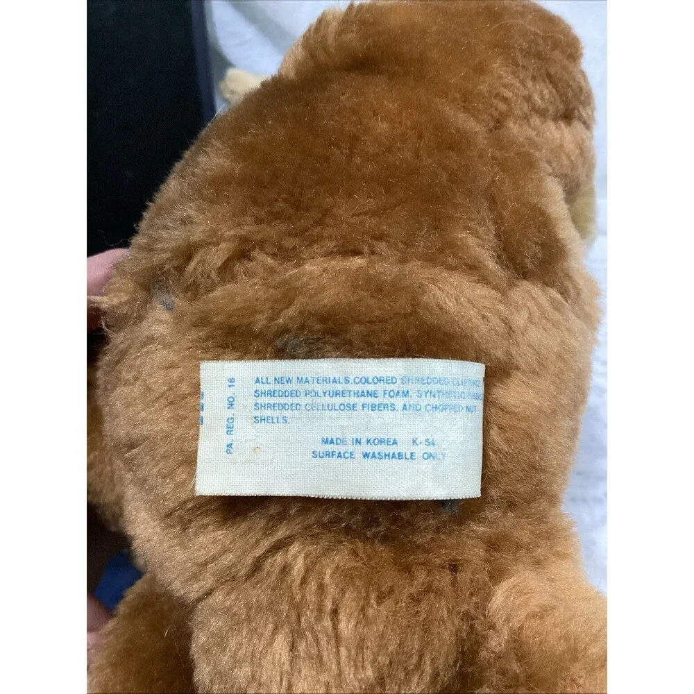 Vintage Knickerbocker Monkey Gorilla Ape Plush Stuffed Animal Toy Made In Korea